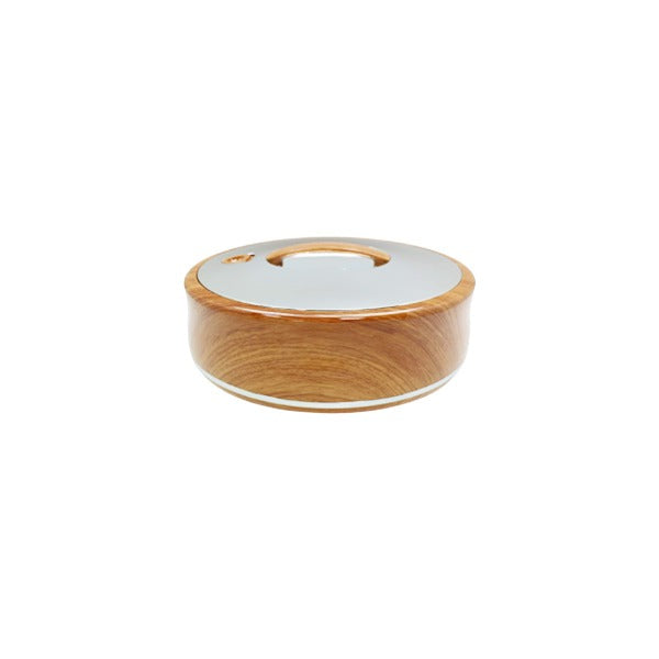 664LW-S 4Ltr Rd Wood-Silver HotPot 6c