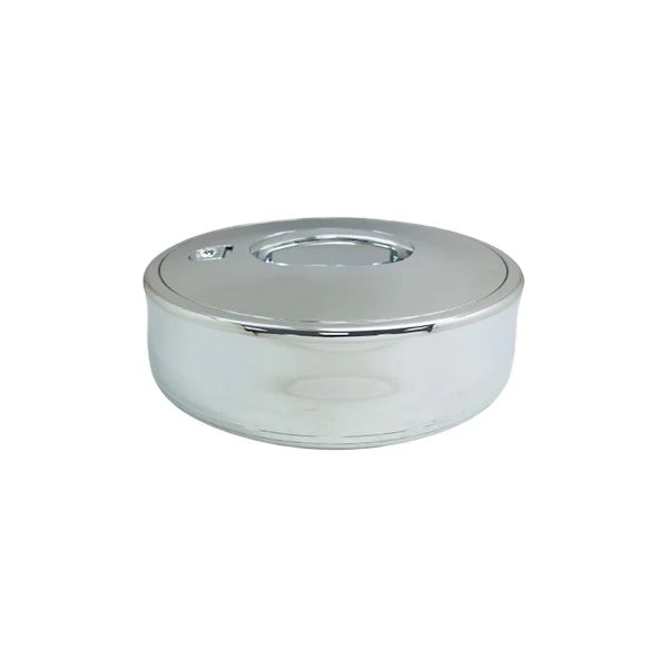 664S-S 4Ltr Round Silver Hot Pot 6c