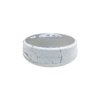 664WS/S 4Ltr Round White Silver Hot Pot 6c