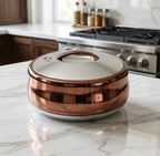 665CH-S 5Ltr Rd Choclate Silver Hot Pot 6c