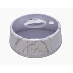 665WS/S 5Ltr Round White Silver Hot Pot 6c