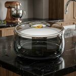 665BK-S 5Ltr Round Blk Silver Hot Pot 6c