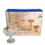 CG131 6Pcs Ice-Cream Set Clear 16c
