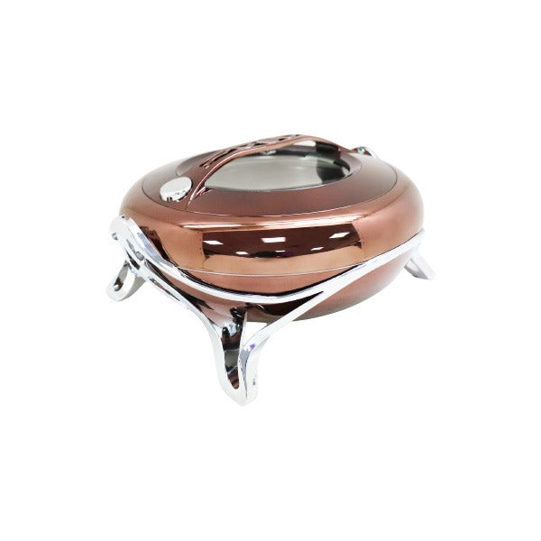 685CH/S 5Ltr Chocolate+Silver Hot Pot 4c