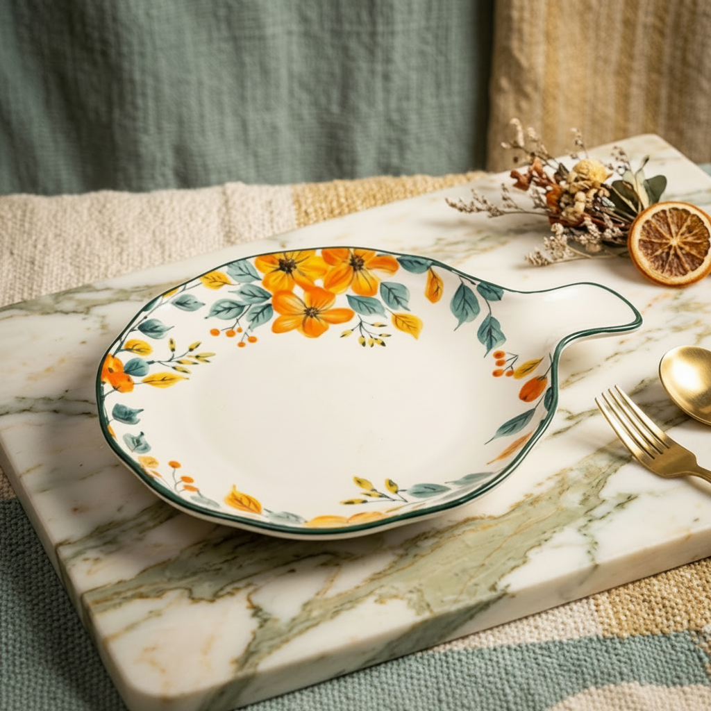 BR2004 V-Y Primrose 9"Rd Plater W-H8-48c