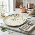 BR2007 Magnolia 9"Rd Plater W-H 8-48c