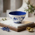 BR2013 Blue Peony 4.5"Rd Bowl 10-80c