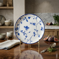 BR2025 Blue Peony 8.5"Side Plate 4-24c