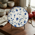 BR2029 Blue Peony 10.5"DinnerPlate 4-12c
