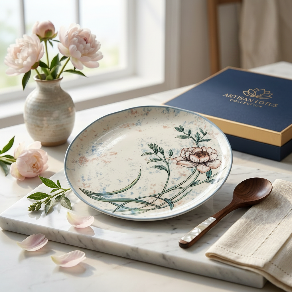 BR2031 Magnolia 10.5"Dinner Plate 4-12c