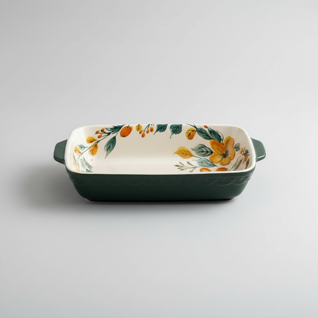 BR2036 V-YPrimrose  11"Baking Dish 16c