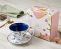 BR2053 Blue Peony 2Pcs Cup Set 300ml 64c