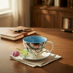 BR2055 Magnolia 2Pcs Cup Set 300ml 64c