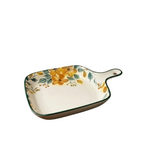 BR2056 V-Y Primrose 9"Square Plater W-H8-48c