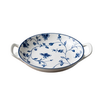 BR2061 Blue Peony 9.75"Rd Dish W-H 36c