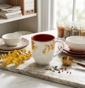 BR2072 Pink Floral 400ml Mug 36c