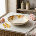 BR2076 Pink Floral 8"Soup Plate 8-48c