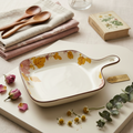 BR2083 Pink Floral 9"Sq Plater W-H 8-48c