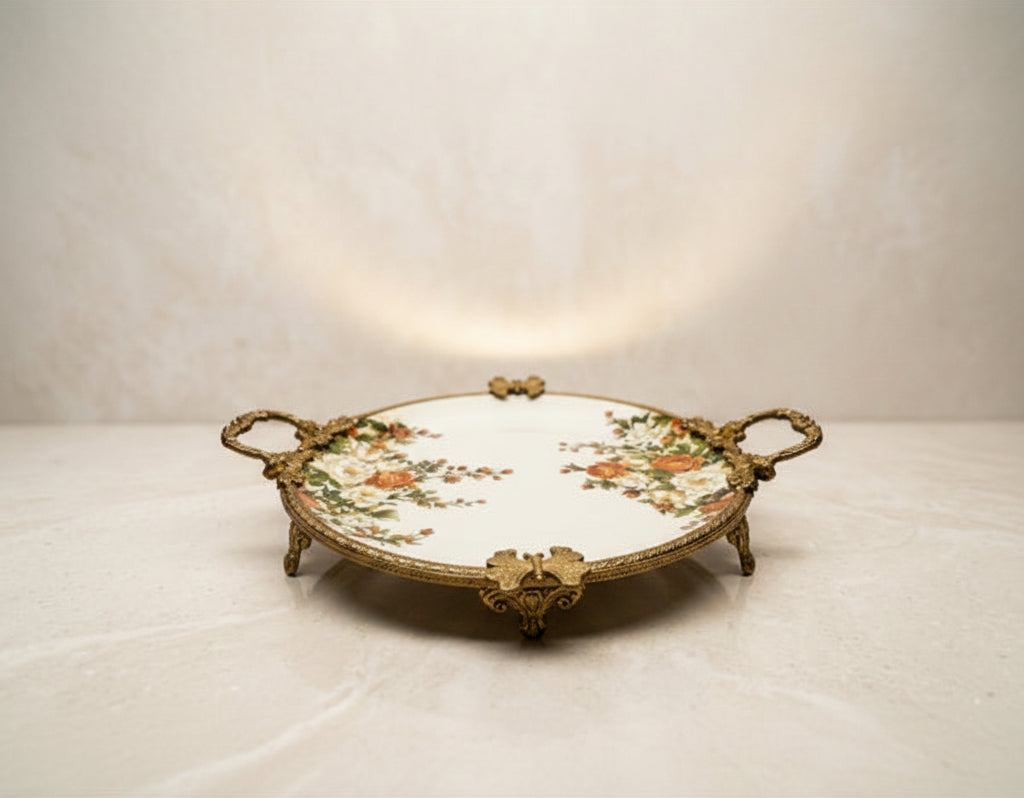 BR5006 Round Flate Tray 8c