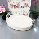 BR5042 12.5"Oval Plate With Handle (S)8c
