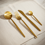 GM-1800G Spoon Set 4Pcs Gold 120c