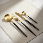 GM-1800GB Spoon Set 4Pcs G+Black 120c