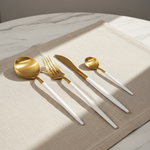 GM-1800GW Spoon Set 4Pcs G+White 120c