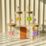 RXG-038 Glass With Straw 350ml 96c