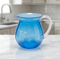 BKY034(BH0023) 0928 Blue Lassi Jug 12c