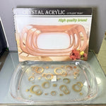 8004G-61-L Rect Plastic Tray 12c