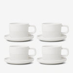BW20-109/6C 250ml 6Pcs Cup&Saucer Set 8c