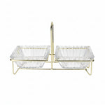 SD-073 2-Sec Glass Snack Bowl 250ml8c