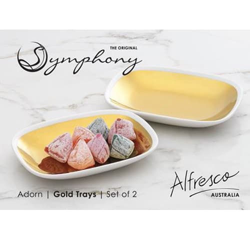 SY8000 2ps Adorn Oval Tray Symphny 24c