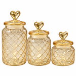 Premium Clear Glass Storage Jar – Stylish Kitchen Food Storage Container