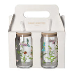 CB-230 Straw Glass 2Pcs Set 500ml 12c