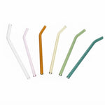 STR15 Glass Straw 7Pcs Set 20cm 100c