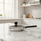HP59 26cm SS Fry Pan With Glass Lid