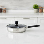 HP61 Fry Pan 30cm SS Fry Pan With Glass Lid