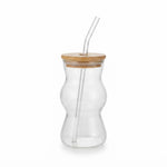 RXG-025 Glass With Straw 450ml 98c