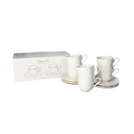 BW20-88 230ml 6Pcs Cup & Saucer Set 8c