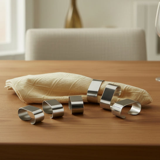 15949 6Pc Napkin Ring-Oval  REGENT 80/c