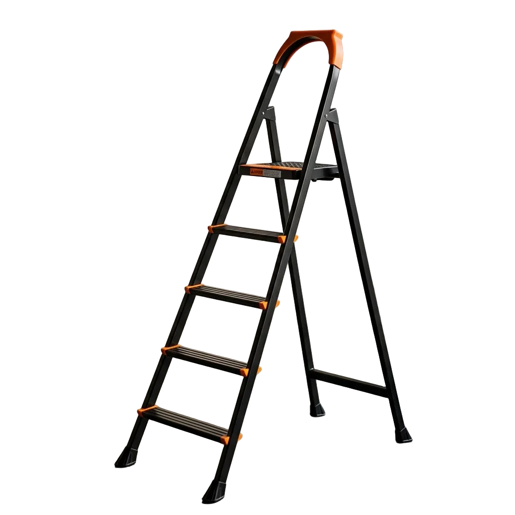 LEO  4x1 METAL STEP LEDDER CAKMAK