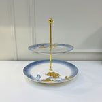 MK125 2Tier Pastry Holder Flower ANGELA