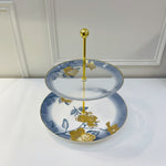 MK125 2Tier Pastry Holder Flower ANGELA