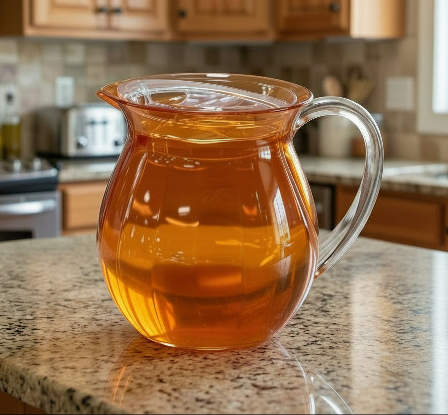 BH0158AC Orange Lassi Jug+Lid 6pc/ctn