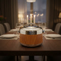 887LW-S 4Ltr Light Wood+Silver HotPot 4c
