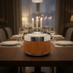 887LW-S 4Ltr Light Wood+Silver HotPot 4c
