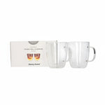 DW06-02 2Pcs D-Walled Mug Set 350ml 12c