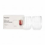 DW01-03 D-Walled Glass 300ml 2Pcs Set12c