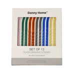 STR21 Glass Straw 13Pcs Set 20cm 60c